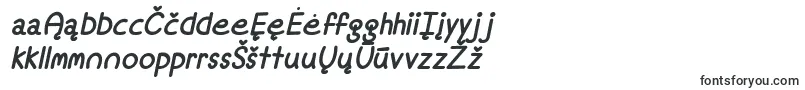 Шрифт MfFineAgainItalic – литовские шрифты