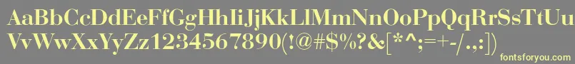 More about Rothni Font Rothni Font – Yellow Fonts on Gray Background