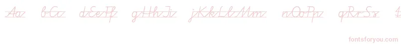 Vamiba Font – Pink Fonts on White Background