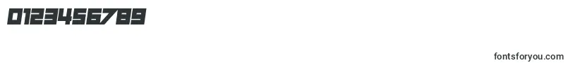 ShortXurkitTilt Font – Fonts for Numbers and Digits