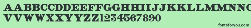 OldStreetSigns Font – Black Fonts on Green Background