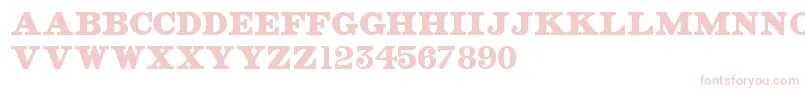 OldStreetSigns Font – Pink Fonts on White Background