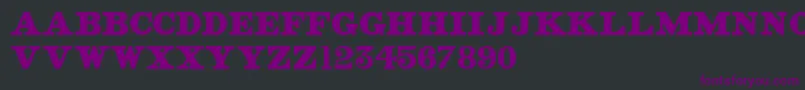 OldStreetSigns Font – Purple Fonts on Black Background