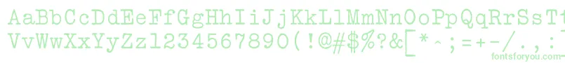 フォントVtbulletin – 緑のフォント