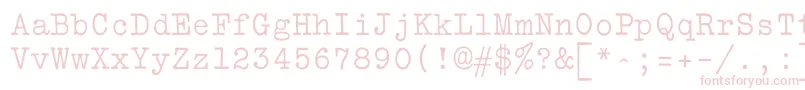 フォントVtbulletin – ピンクのフォント