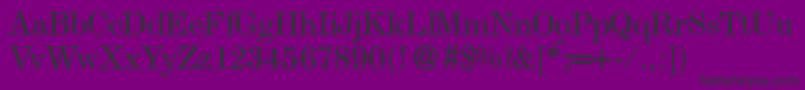 fuente ModestoRegular – Fuentes Negras Sobre Fondo Morado
