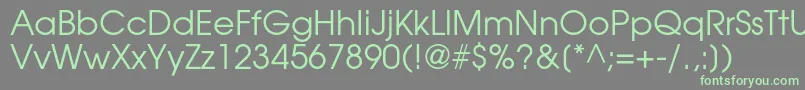 Agavalanchec Font – Green Fonts on Gray Background