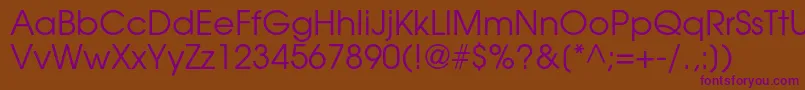 Agavalanchec Font – Purple Fonts on Brown Background