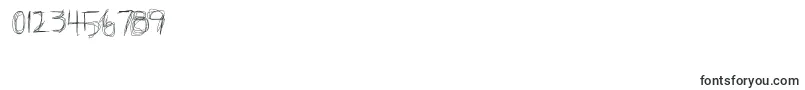 BrokenPhoneNails Font – Fonts for Numbers and Digits