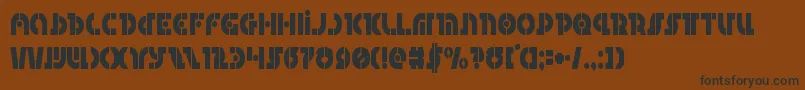 Questlokcond Font – Black Fonts on Brown Background