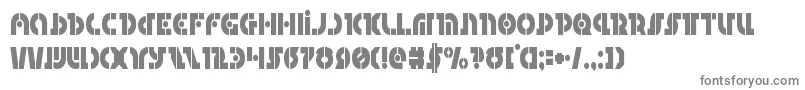 フォントQuestlokcond – 白い背景に灰色の文字