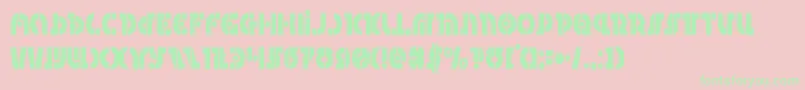 Questlokcond Font – Green Fonts on Pink Background