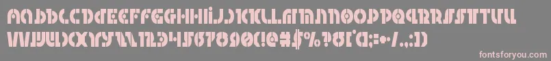 Questlokcond Font – Pink Fonts on Gray Background