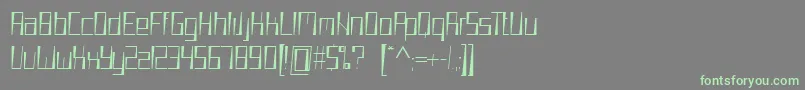 More about WoooCeKern Font WoooCeKern Font – Green Fonts on Gray Background