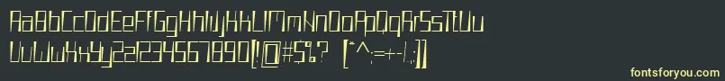 More about WoooCeKern Font WoooCeKern Font – Yellow Fonts on Black Background