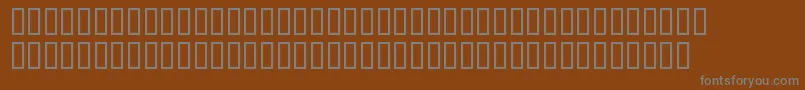 BdBilldingLong Font – Gray Fonts on Brown Background