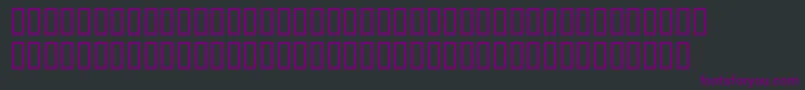 BdBilldingLong Font – Purple Fonts on Black Background