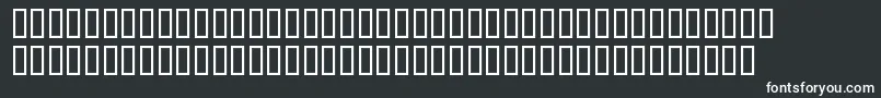 BdBilldingLong Font – White Fonts on Black Background