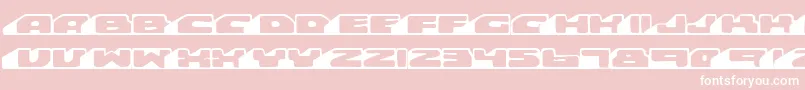 Weitere Informationen zur Rollover-Schriftart Rollover-Schriftart – Weiße Schriften auf rosa Hintergrund