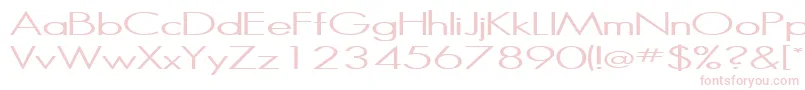 Halibut Font – Pink Fonts on White Background