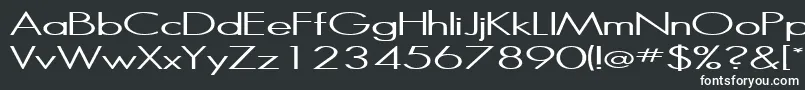 Halibut Font – White Fonts on Black Background