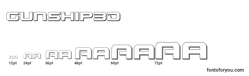 Gunship3D Font Sizes