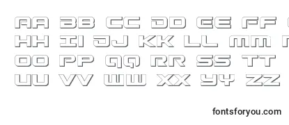 Gunship3D Font