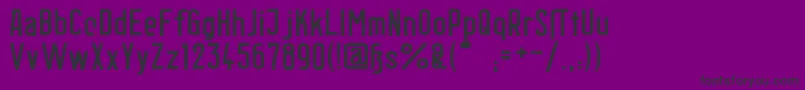 BerlinEmailWideSemibold-Schriftart – Schwarze Schriften auf violettem Hintergrund