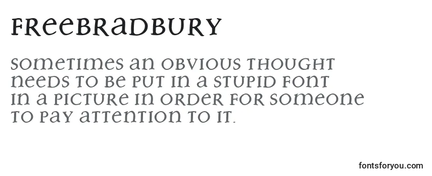 Freebradbury-fontti