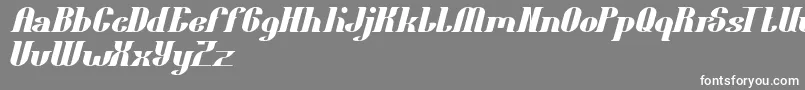 Oceanography Font – White Fonts on Gray Background