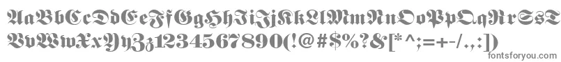 Berliner-Schriftart – Graue Schriften