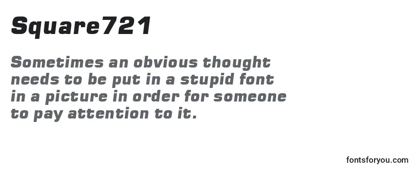 Square721 Font