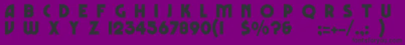 FestusNormal Font – Black Fonts on Purple Background