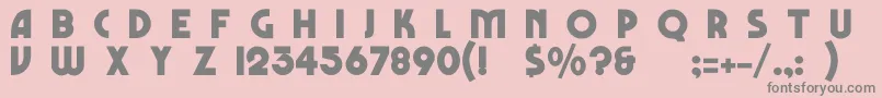 FestusNormal Font – Gray Fonts on Pink Background