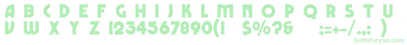 FestusNormal Font – Green Fonts on White Background