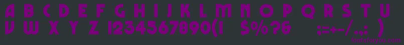 FestusNormal Font – Purple Fonts on Black Background