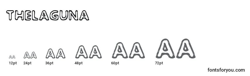 TheLaguna Font Sizes