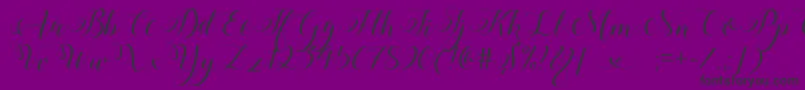 Saiba mais sobre a fonte StylishCalligraphyDemo Fonte StylishCalligraphyDemo – fontes pretas em um fundo violeta