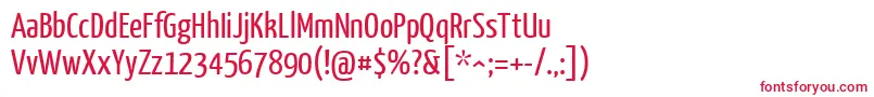 Шрифт YanonekaffeesatzRegular – красные шрифты