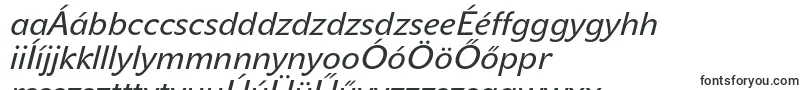 Шрифт JohnsansTextProItalic – венгерские шрифты