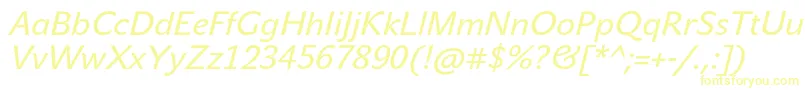 JohnsansTextProItalic Font – Yellow Fonts