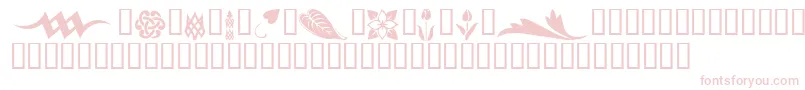 KrSimpleFleur3 Font – Pink Fonts