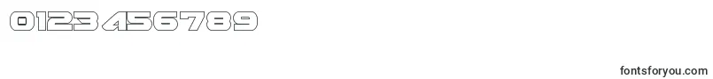 Skyhawkout-Schriftart – Schriften für Zahlen und Nummern