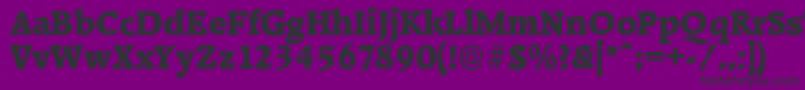 Lisätietoja RaleighserialHeavyRegular-fontista RaleighserialHeavyRegular-fontti – mustat fontit violetilla taustalla