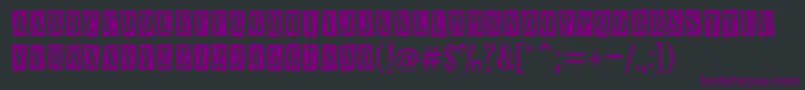 HorseshoesAndLemonade Font – Purple Fonts on Black Background
