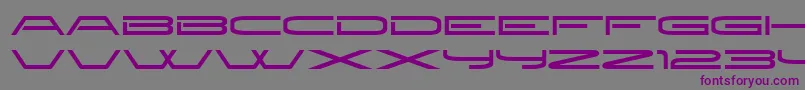 New ffy Font – Purple Fonts on Gray Background