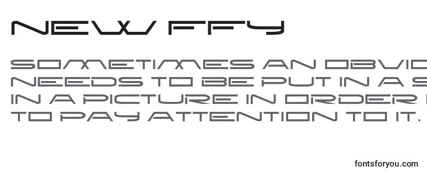 New ffy Font