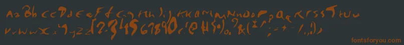More about EnyaPlain Font EnyaPlain Font – Brown Fonts on Black Background