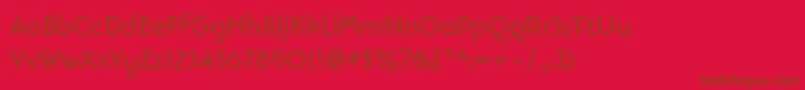 Подробнее о шрифте LinotypebanjomanopenBold Шрифт LinotypebanjomanopenBold – коричневые шрифты на красном фоне