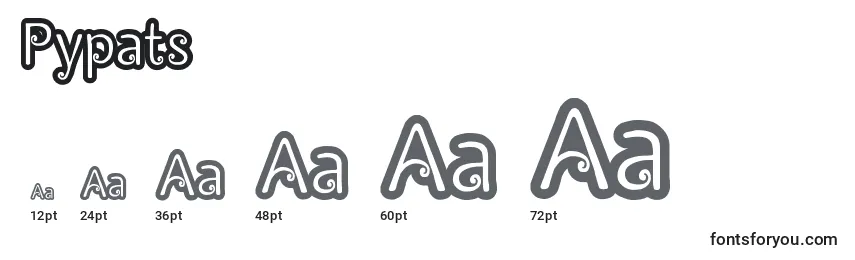 Pypats Font Sizes